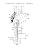 REFRIGERATOR WITH A WATER AND ICE DISPENSER HAVING AN IMPROVED ICE CHUTE     AIR SEAL diagram and image