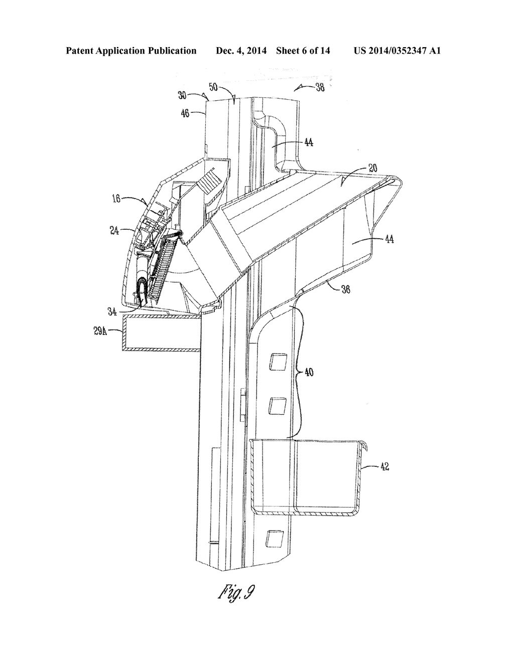 REFRIGERATOR WITH A WATER AND ICE DISPENSER HAVING AN IMPROVED ICE CHUTE     AIR SEAL - diagram, schematic, and image 07