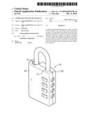 COMBINATION-IDENTIFIABLE PADLOCK diagram and image