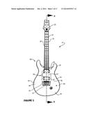 STRINGED INSTRUMENT WITH BODY INCLUDING FINGERTIP LOCATING FEATURE AND     METHODS OF MANUFACTURE diagram and image