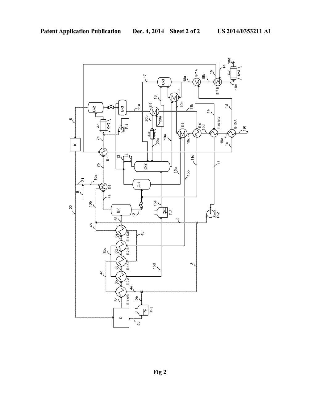 PROCESS FOR MILD HYDROCRACKING OF HEAVY HYDROCARBON FRACTIONS WITH     OPTIMIZED THERMAL INTEGRATION - diagram, schematic, and image 03