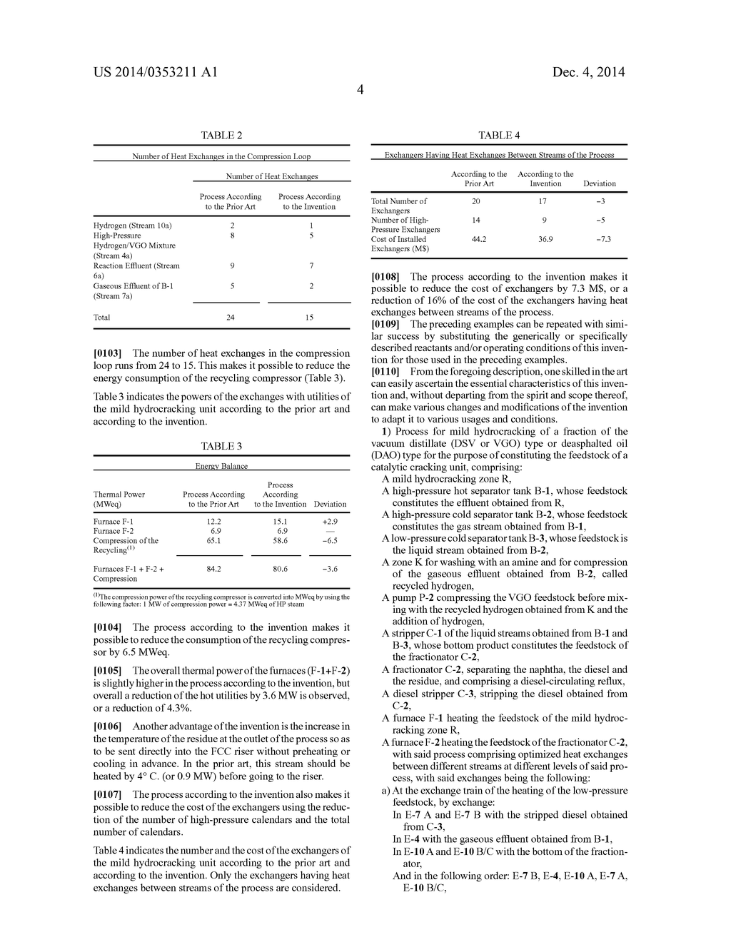 PROCESS FOR MILD HYDROCRACKING OF HEAVY HYDROCARBON FRACTIONS WITH     OPTIMIZED THERMAL INTEGRATION - diagram, schematic, and image 07