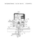 SPRUNG GATE VALVES MOVABLE BY AN ACTUATOR diagram and image