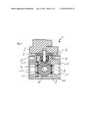 BALL VALVE WITH INTERNAL SEAL ARRANGEMENT, IN PARTICULAR FOR USE IN MOTOR     VEHICLE REFRIGERANT CIRCUITS diagram and image