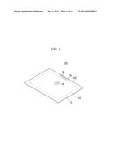 SUBSTRATE FOR USE IN MANUFACTURING DISPLAY DEVICE AND METHOD FOR FORMING     ELEMENT ON SUBSTRATE diagram and image