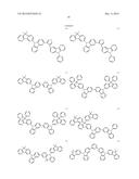 MATERIAL FOR ORGANIC ELECTROLUMINESCENT ELEMENT AND ORGANIC     ELECTROLUMINESCENT ELEMENT USING SAME diagram and image