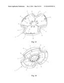 APPARATUS AND METHOD FOR CLAMPING A COMPONENT ON A ROTATING MACHINE PART diagram and image