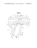 STRUCTURE FOR SIDE PORTION OF VEHICLE BODY diagram and image