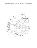 STRUCTURE FOR SIDE PORTION OF VEHICLE BODY diagram and image