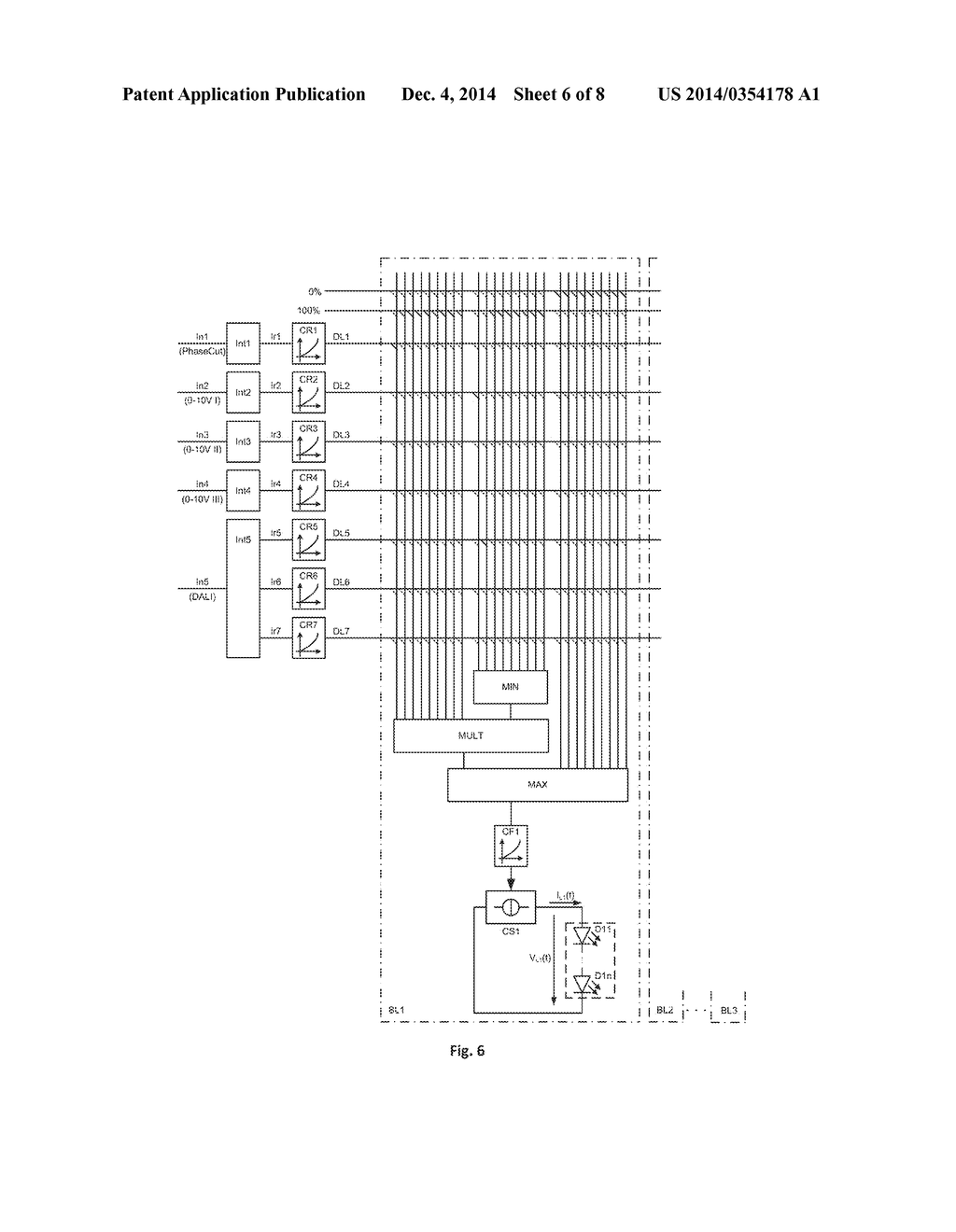 LIGHTING DRIVER HAVING MULTIPLE DIMMING INTERFACES - diagram, schematic, and image 07