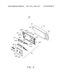 POSITIONING APPARATUS AND ELECTRONIC DEVICE USING THE SAME diagram and image