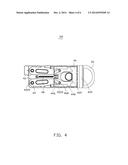 POSITIONING APPARATUS AND ELECTRONIC DEVICE USING THE SAME diagram and image