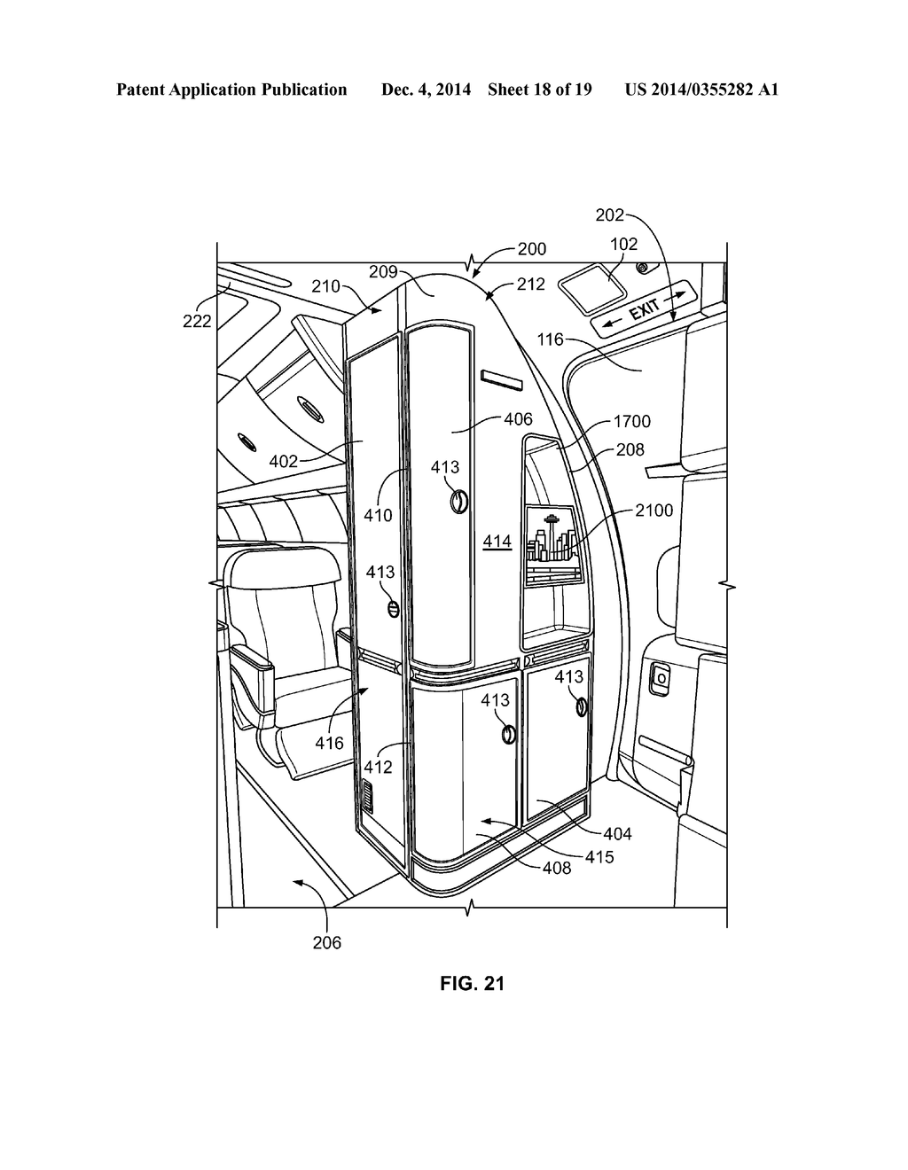 AIRCRAFT PASSAGEWAY STORAGE UNITS - diagram, schematic, and image 19