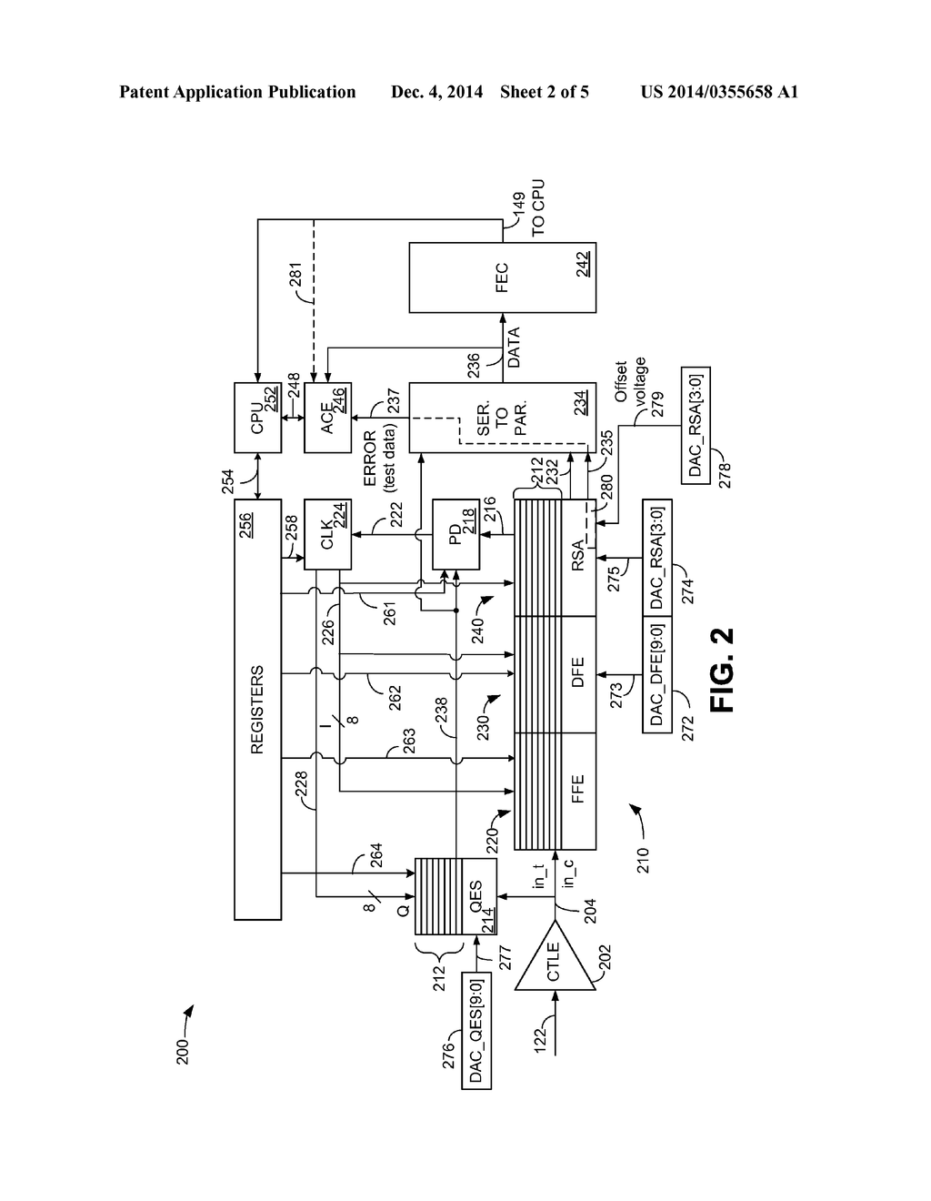 Modal PAM2/PAM4 Divide By N (Div-N) Automatic Correlation Engine (ACE) For     A Receiver - diagram, schematic, and image 03