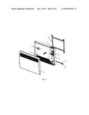 Convection Wall Heater with Power Cord Plug diagram and image