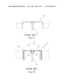 CONNECTION STRUCTURE APPLIED TO A FAN FOR CONNECTING A METAL MEMBER WITH A     SHAFT BY MEANS OF LASER diagram and image