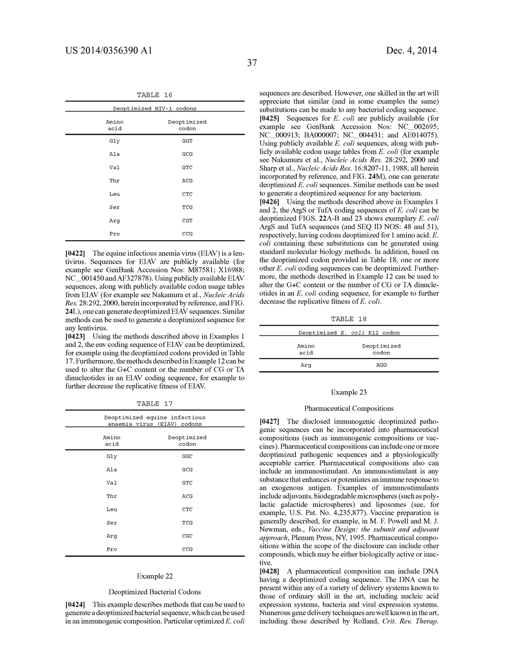 MODULATION OF REPLICATIVE FITNESS BY DEOPTIMIZATION OF SYNONYMOUS CODONS - diagram, schematic, and image 101