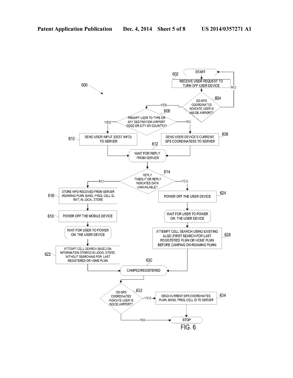 REDUCING SERVICE ACQUISITION TIME WHEN A USER DEVICE IS POWERED UP - diagram, schematic, and image 06