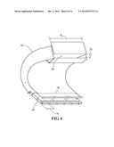 GEOMETRY FOR CONTROLLING AIR VELOCITY IN A COMBINE HARVESTER diagram and image