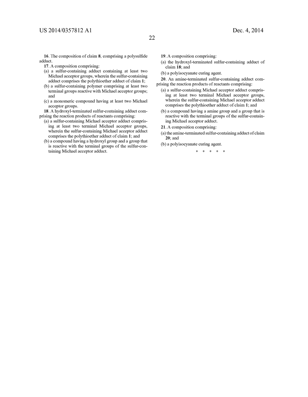 MICHAEL ADDITION CURING CHEMISTRIES FOR SULFUR-CONTAINING POLYMER     COMPOSITIONS - diagram, schematic, and image 23