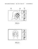 APPARATUS AND METHOD FOR CONFIGURING SCREEN FOR VIDEO CALL USING FACIAL     EXPRESSION diagram and image