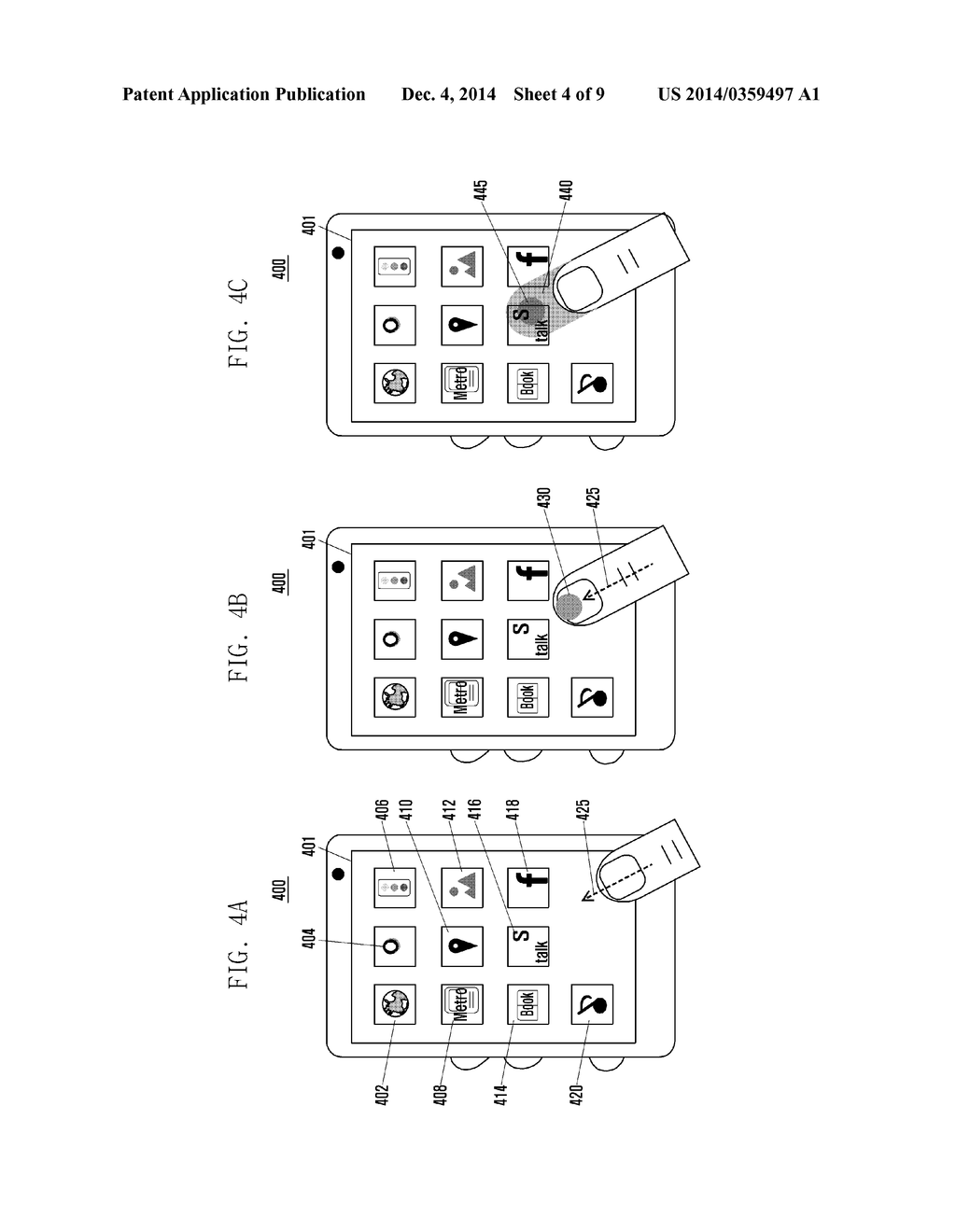 APPARATUS AND METHOD FOR RECEIVING TOUCH INPUT IN AN APPARATUS PROVIDING A     TOUCH INTERFACE - diagram, schematic, and image 05