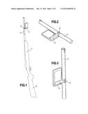 FIREARM WITH A VERTICALLY FILMING CAMERA diagram and image