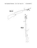 FIREARM WITH A VERTICALLY FILMING CAMERA diagram and image
