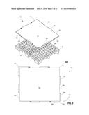 Multi-Purpose Transport And Flooring Structures, And Associated Methods Of     Manufacture diagram and image