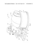 CIRCULAR EVAPORATING COIL WITH BACKWARD INCLINED BLOWER WHEEL WITH A     VERTICAL AXIS ROTATABLE DISCHARGE SHROUD diagram and image