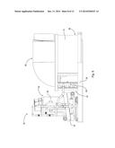 CIRCULAR EVAPORATING COIL WITH BACKWARD INCLINED BLOWER WHEEL WITH A     VERTICAL AXIS ROTATABLE DISCHARGE SHROUD diagram and image