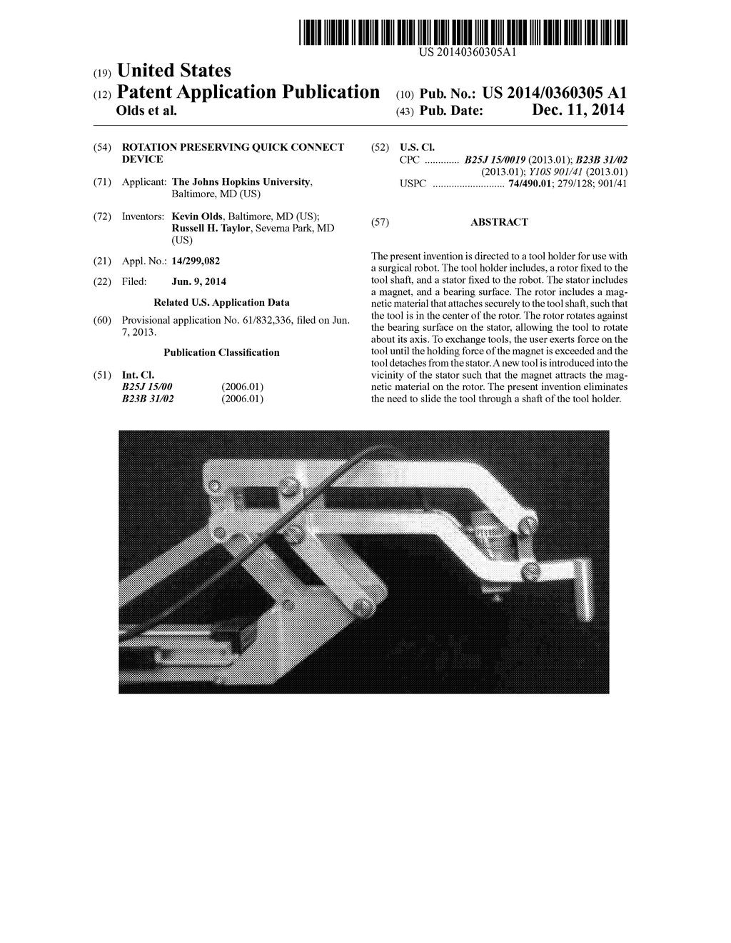 ROTATION PRESERVING QUICK CONNECT DEVICE - diagram, schematic, and image 01