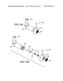 DISTRIBUTED CAVITY AIR PUMPING ASSEMBLY AND METHOD FOR A TIRE diagram and image