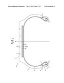 REINFORCEMENT MEMBER FOR TIRE AND PNEUMATIC TIRE USING THE SAME diagram and image