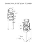 Locking medicine container diagram and image