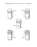 Locking medicine container diagram and image