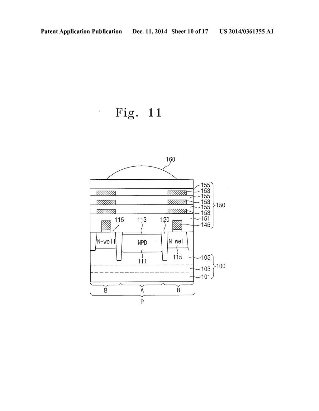 CMOS IMAGE SENSORS INCLUDING AN ISOLATION REGION ADJACENT A     LIGHT-RECEIVING REGION - diagram, schematic, and image 11