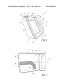 VEHICLE DASHBOARD PROVIDED WITH A HOUSING FOR SUPPORTING A PORTABLE     ELECTRONIC DEVICE diagram and image