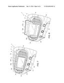 VEHICLE DASHBOARD PROVIDED WITH A HOUSING FOR SUPPORTING A PORTABLE     ELECTRONIC DEVICE diagram and image