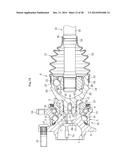 WHEEL BEARING AND BEARING DEVICE diagram and image