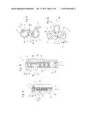 PULL-OUT BLOCKING DEVICE WITH PIVOTABLE SUPPORT ELEMENTS AND SPACER     ELEMENTS diagram and image