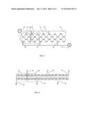 Topology of distributing and connecting LEDs in a large area matrix diagram and image