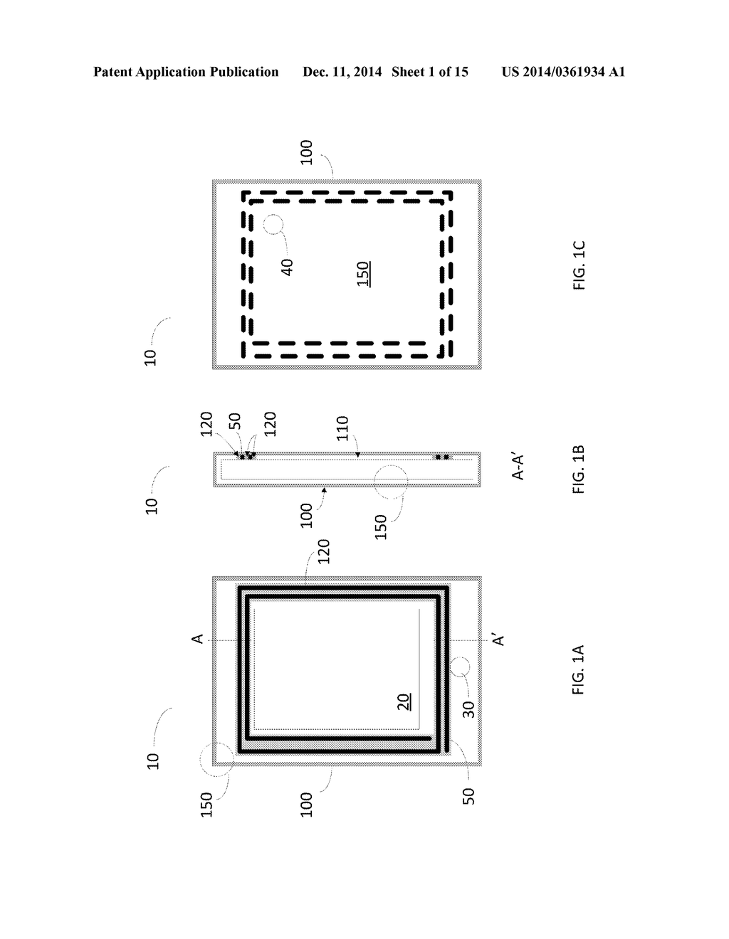 ANTENNA WINDOW AND ANTENNA PATTERN FOR ELECTRONIC DEVICES AND METHODS OF     MANUFACTURING THE SAME - diagram, schematic, and image 02