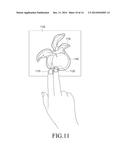 APPARATUS AND METHOD FOR SELECTING OBJECT BY USING MULTI-TOUCH, AND     COMPUTER READABLE RECORDING MEDIUM diagram and image