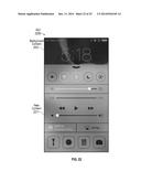 CONTENT ADJUSTMENT IN GRAPHICAL USER INTERFACE BASED ON BACKGROUND CONTENT diagram and image