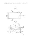 PANEL-TYPE INPUT DEVICE, METHOD OF MANUFACTURING PANEL-TYPE INPUT DEVICE,     AND ELECTRONIC APPARATUS HAVING PANEL-TYPE INPUT DEVICE diagram and image