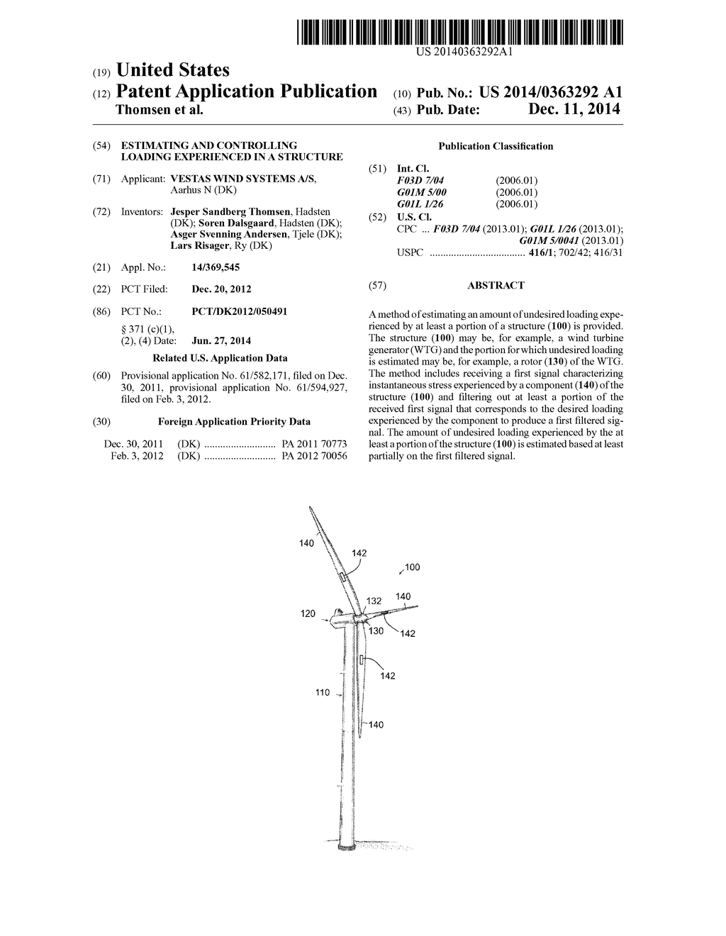 ESTIMATING AND CONTROLLING LOADING EXPERIENCED IN A STRUCTURE - diagram, schematic, and image 01