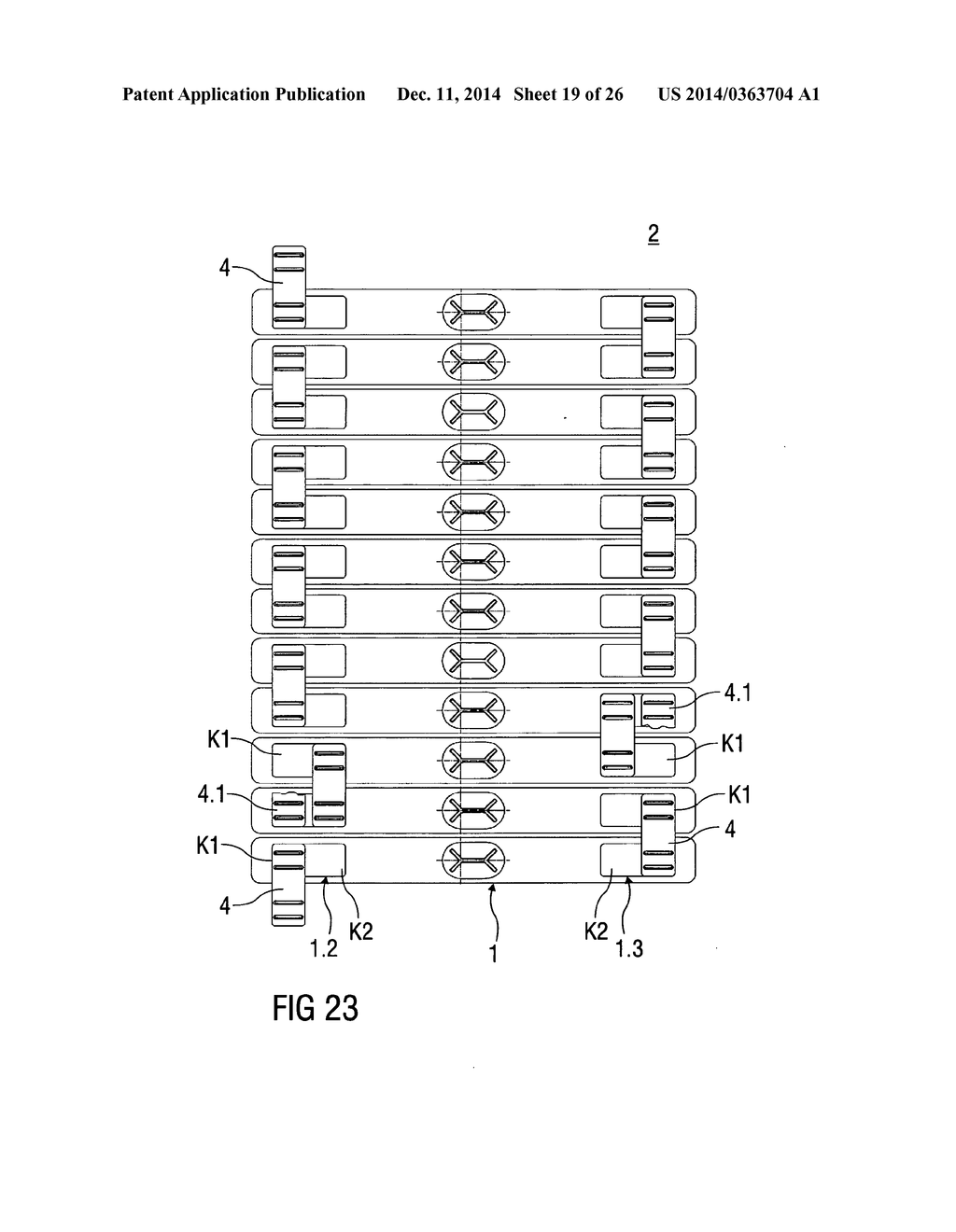 Battery Comprising a Number of Individual Cells Connected Electrically to     One Another and Method for Maintaining, Repairing and/or Optimizing such     a Battery - diagram, schematic, and image 20