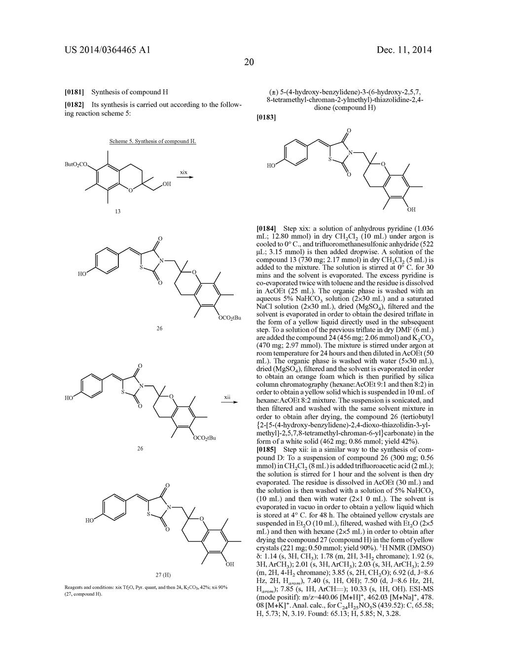 THIAZOLIDINEDIONE DERIVATIVES, PREPARATION THEREOF AND USE THEREOF IN     CANCER TREATMENT - diagram, schematic, and image 21