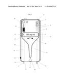 ALL-IN-ONE ANALYTE SENSOR IN A DETACHABLE EXTERNAL MOBILE DEVICE CASE diagram and image